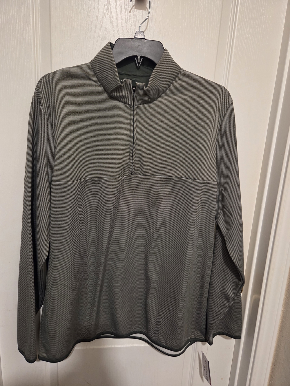 Grand Slam Men's Olive Zip-Up Pullover